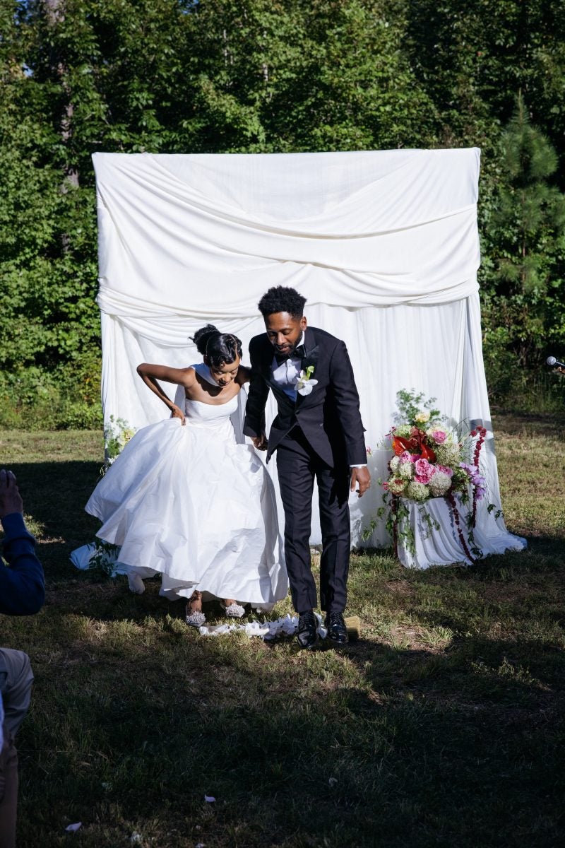 Bridal Bliss: Jordan And Layla's Wedding Day Started With Vows In A Garden And Ended At A Comedy Club