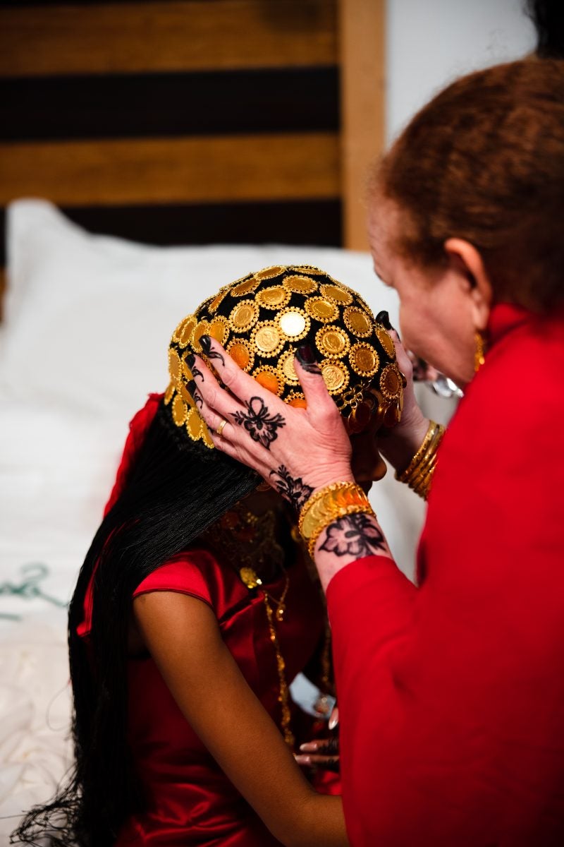 Bridal Bliss: Jordan And Layla's Wedding Day Started With Vows In A Garden And Ended At A Comedy Club