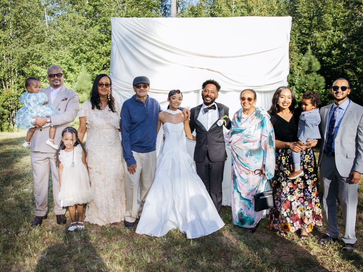 Bridal Bliss: Jordan And Layla's Wedding Day Started With Vows In A Garden And Ended At A Comedy Club