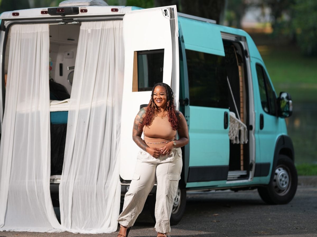 She Was A Millionaire At 28. Now Samia Burton Lives In A Van — And Loves It