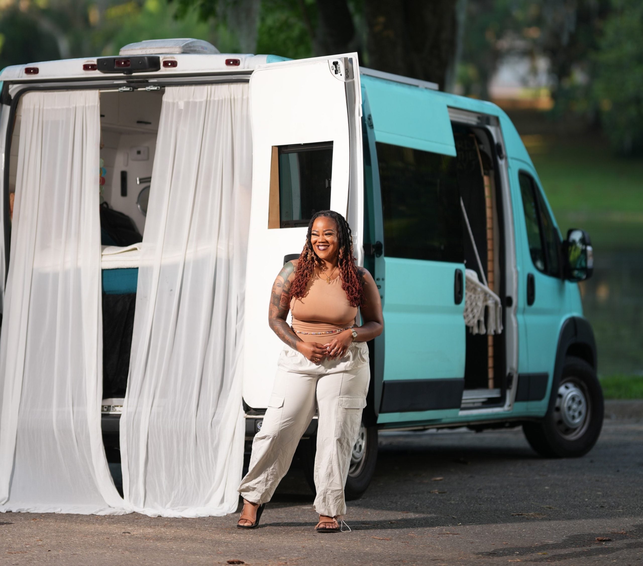 She Was A Millionaire At 28. Now Samia Burton Lives In A Van — And Loves It