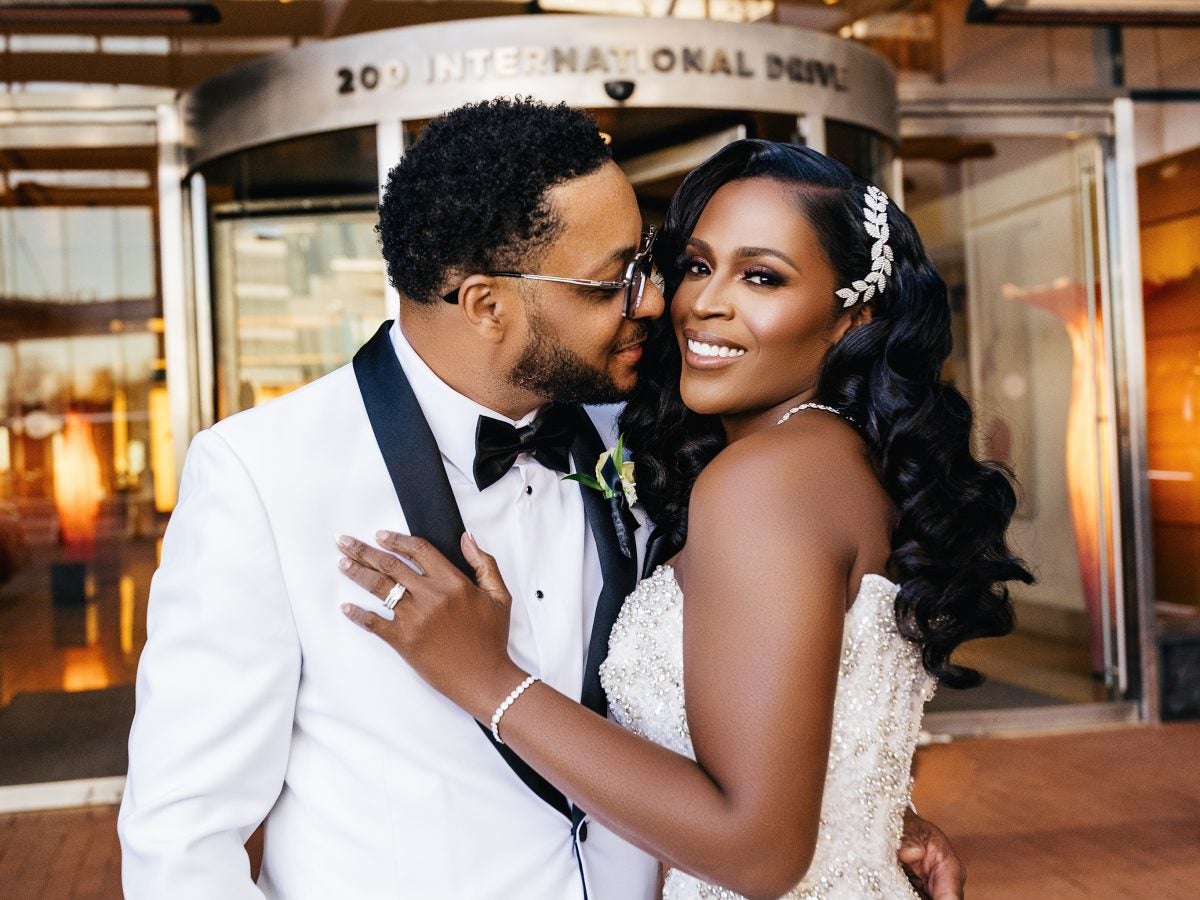 Bridal Bliss: Candyce And Michael's Gorgeous Baltimore Wedding Was A Family Affair