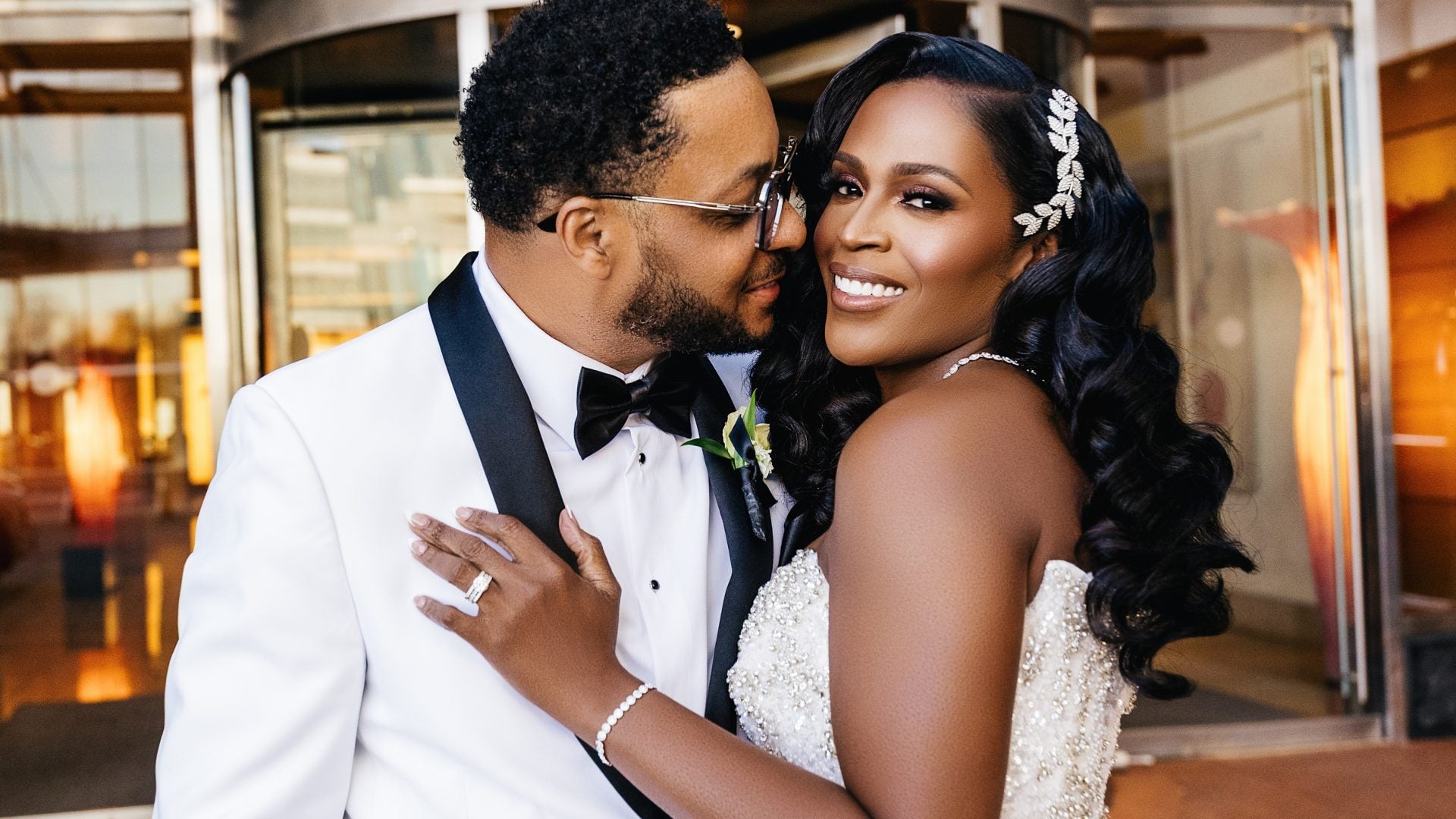 Bridal Bliss: Candyce And Michael's Gorgeous Baltimore Wedding Was A Family Affair