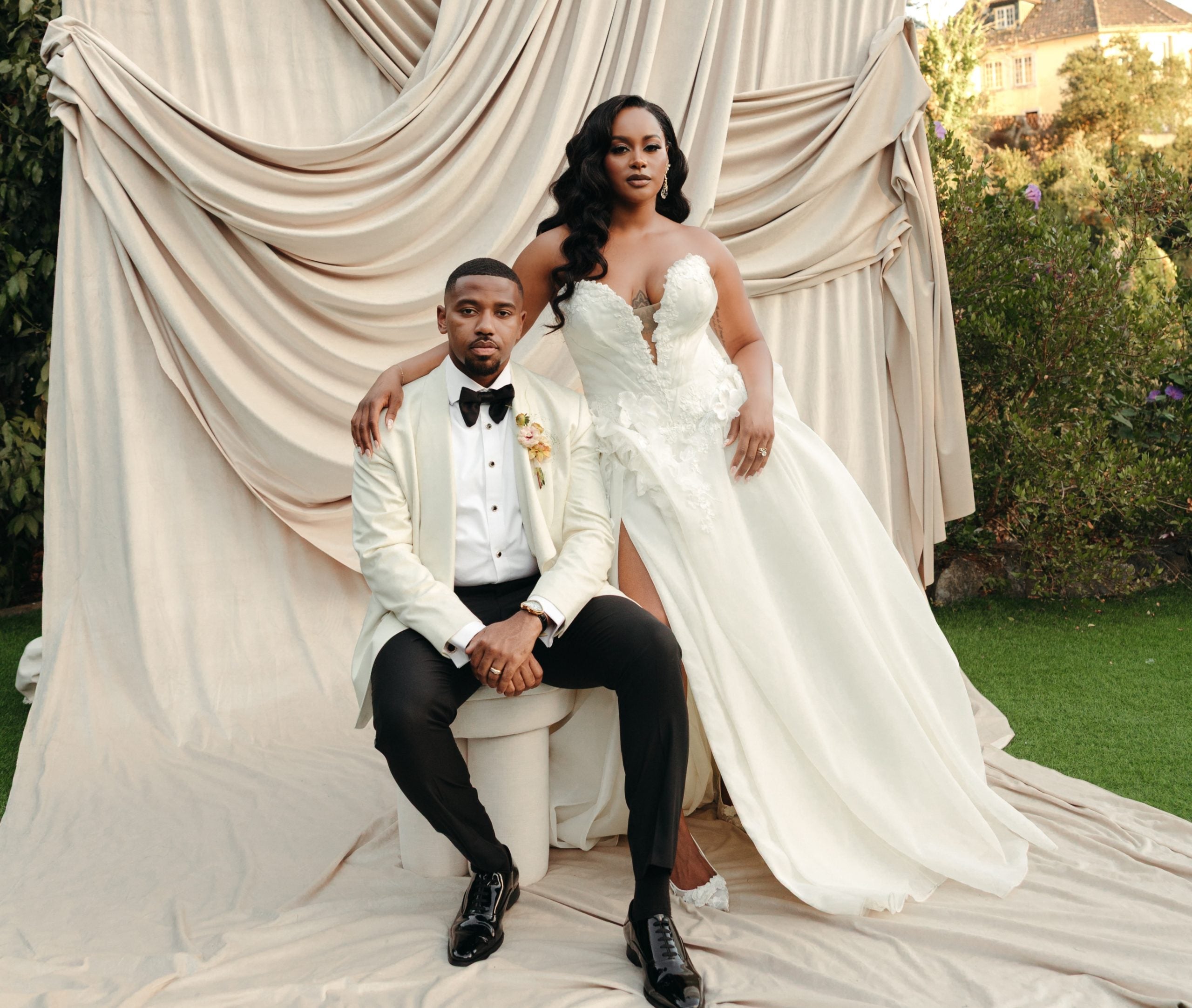 Bridal Bliss: Devana And Gimere Said ‘I Do’ With An Exquisite Garden Party At A Portuguese Palace