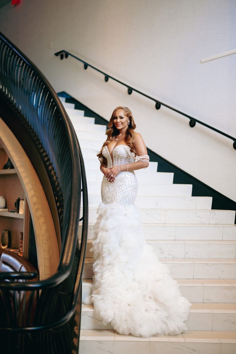 Bridal Bliss: Inside NBA Coach Rico Hines And Kathleen Olson’s Love And Basketball Inspired Wedding