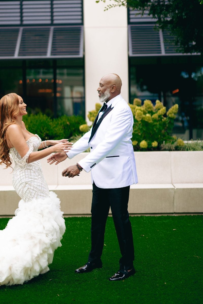 Bridal Bliss: Inside NBA Coach Rico Hines And Kathleen Olson’s Love And Basketball Inspired Wedding