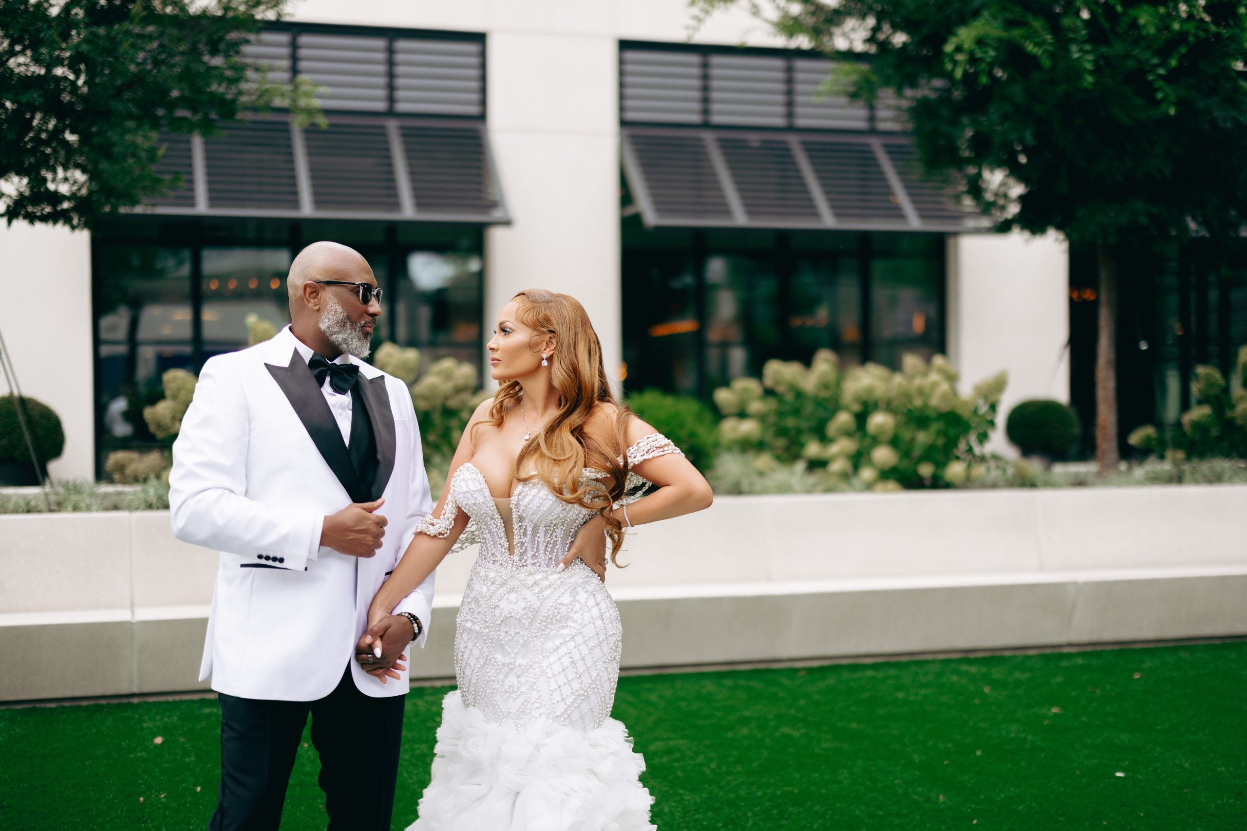 Bridal Bliss: Inside NBA Coach Rico Hines And Kathleen Olson’s Love And Basketball Inspired Wedding
