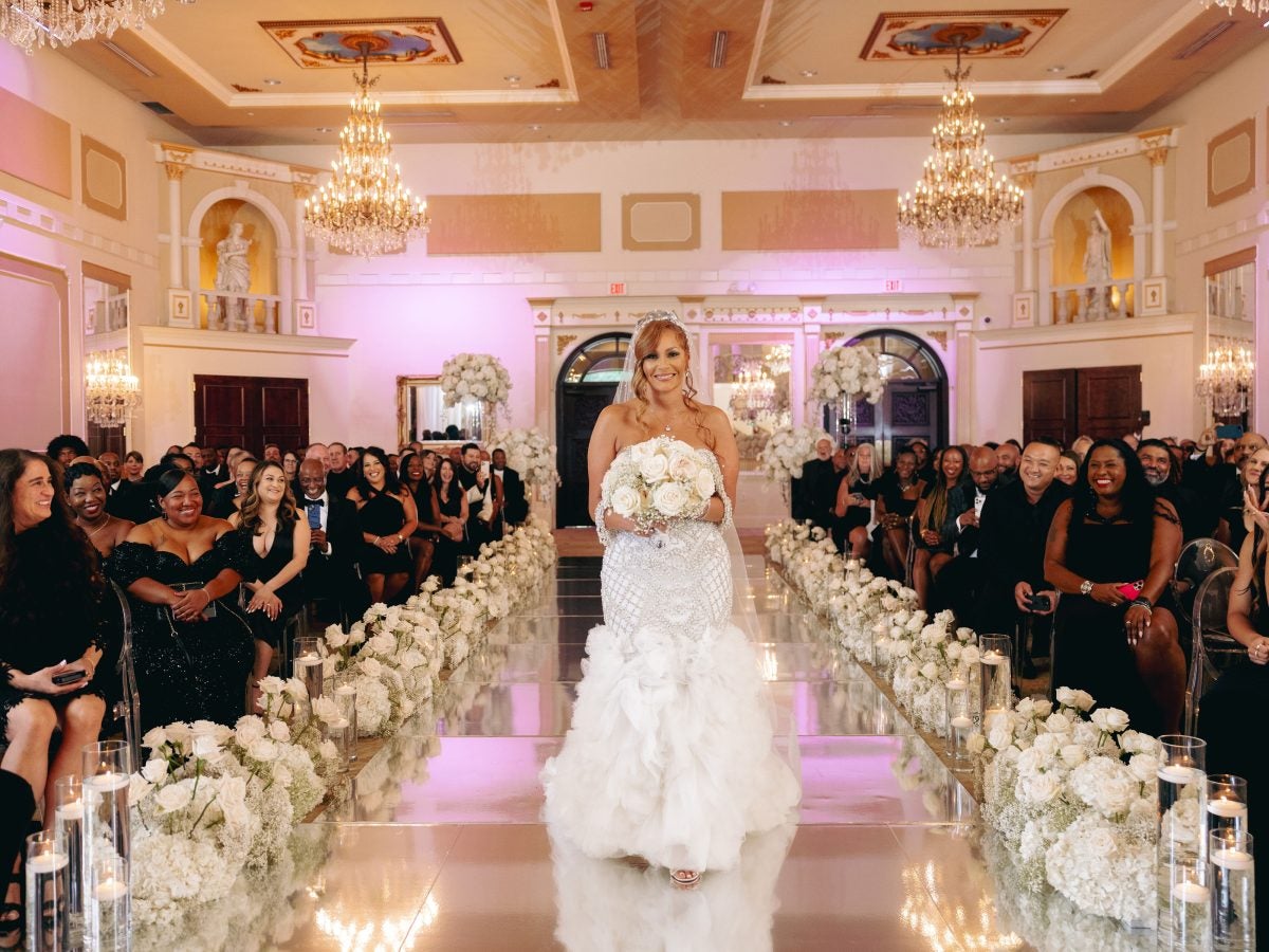 Bridal Bliss: Inside NBA Coach Rico Hines And Kathleen Olson’s Love And Basketball Inspired Wedding