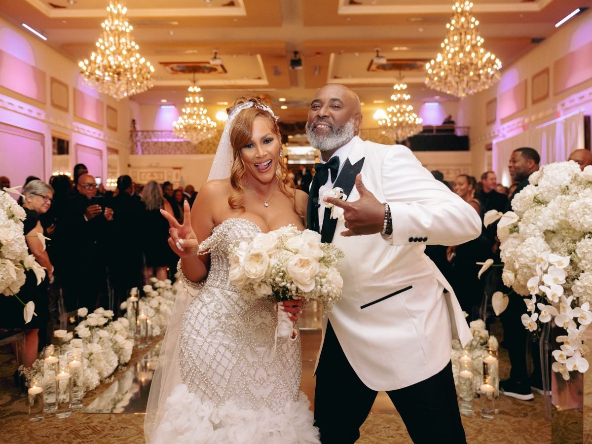 Bridal Bliss: Inside NBA Coach Rico Hines And Kathleen Olson’s Love And Basketball Inspired Wedding