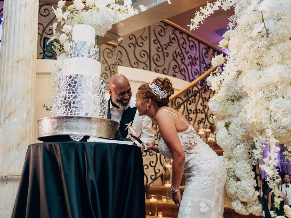 Bridal Bliss: Inside NBA Coach Rico Hines And Kathleen Olson’s Love And Basketball Inspired Wedding