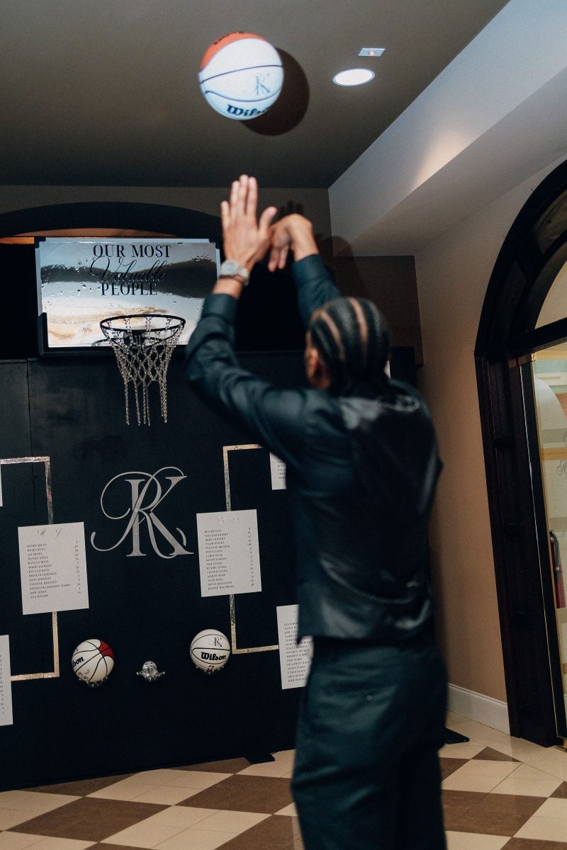 Bridal Bliss: Inside NBA Coach Rico Hines And Kathleen Olson’s Love And Basketball Inspired Wedding