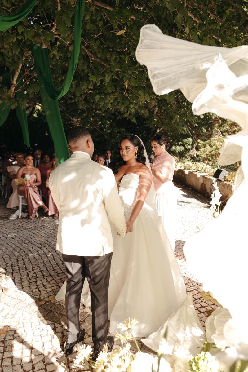 Bridal Bliss: Devana And Gimere Said ‘I Do’ With An Exquisite Garden Party At A Portuguese Palace