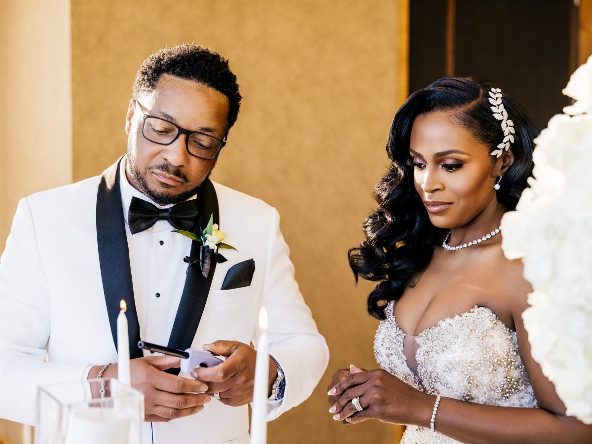 Bridal Bliss: Candyce And Michael's Gorgeous Baltimore Wedding Was A Family Affair
