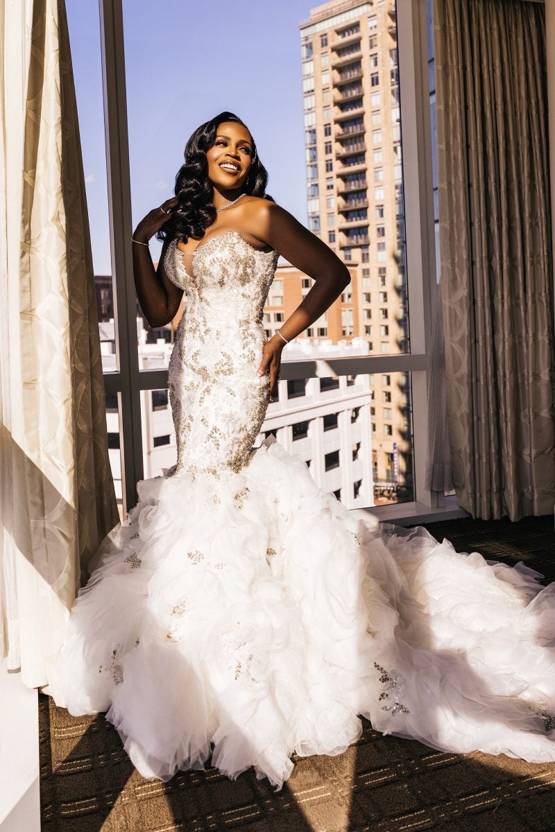 Bridal Bliss: Candyce And Michael's Gorgeous Baltimore Wedding Was A Family Affair