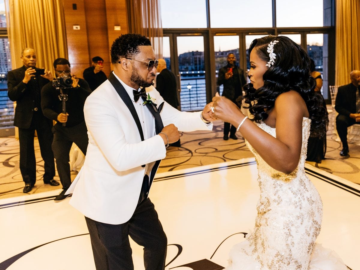 Bridal Bliss: Candyce And Michael's Gorgeous Baltimore Wedding Was A Family Affair
