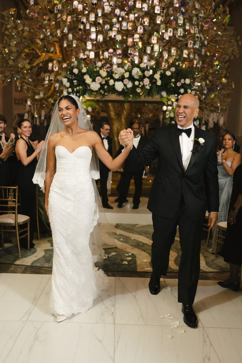 Bridal Bliss: Senator Cory Booker And Alexis Lewis Tie the Knot—Twice