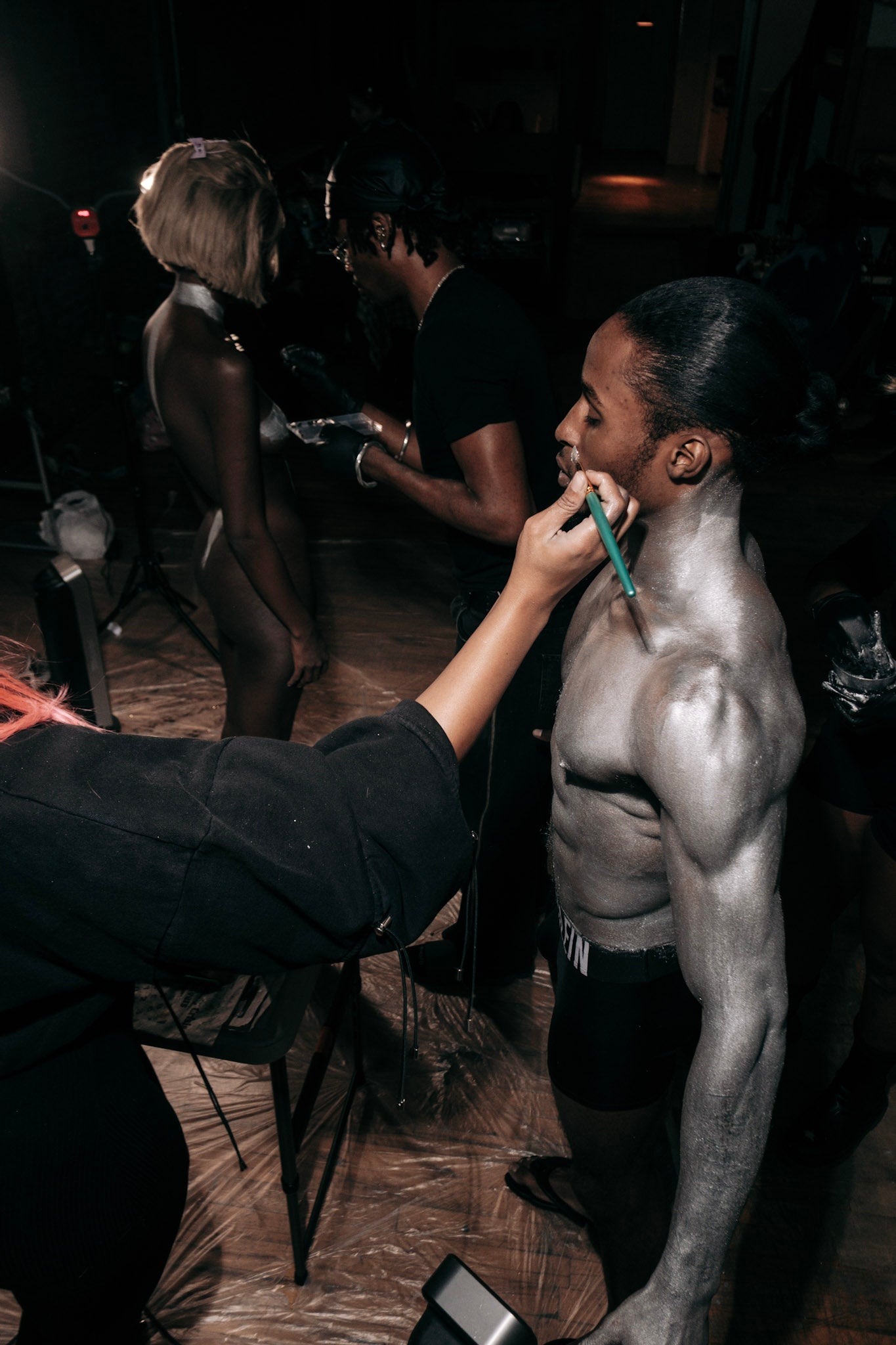 This Body Air Brusher’s Exhibit Was A Nod To Black Divinity