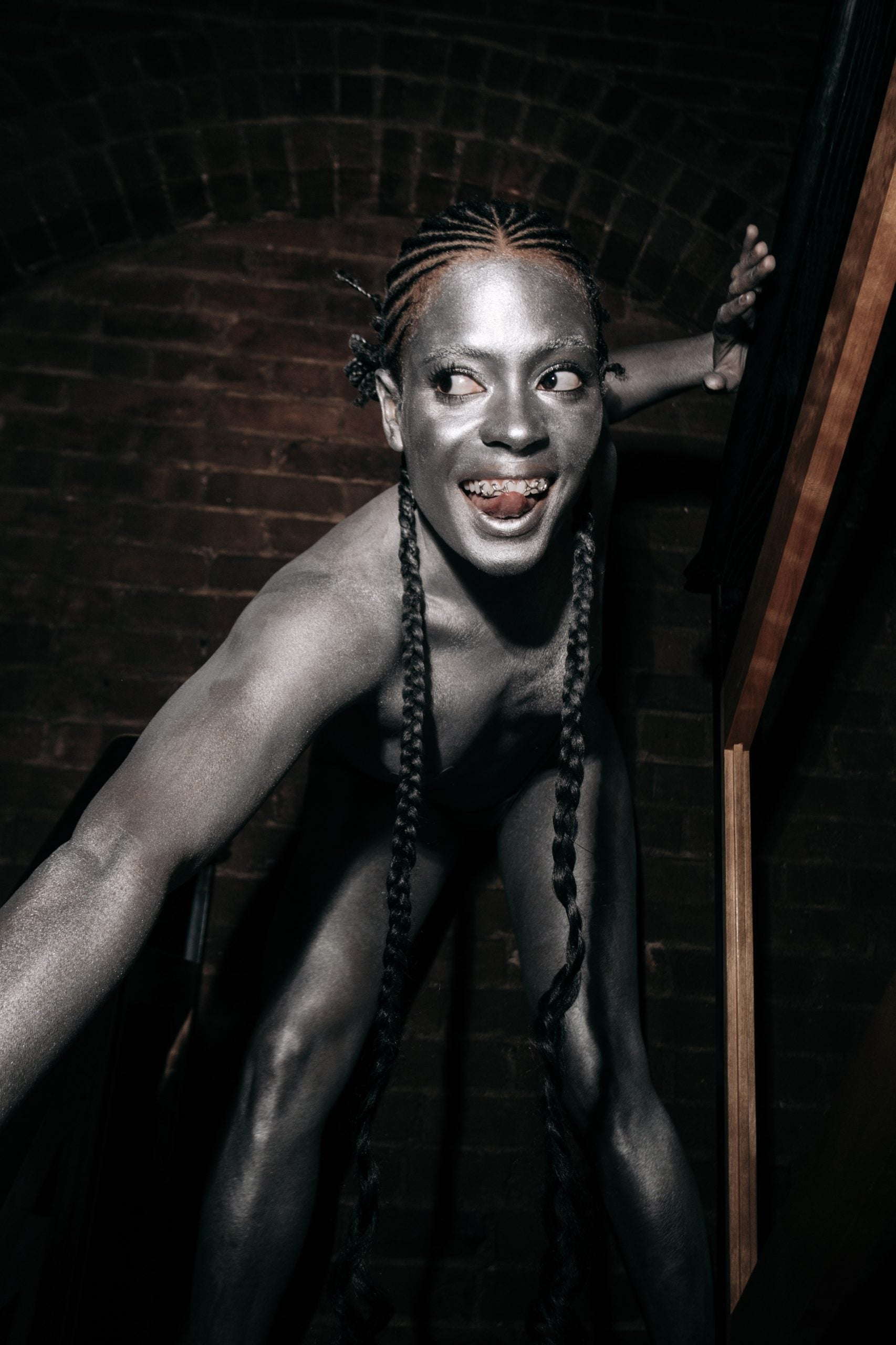 This Body Air Brusher’s Exhibit Was A Nod To Black Divinity