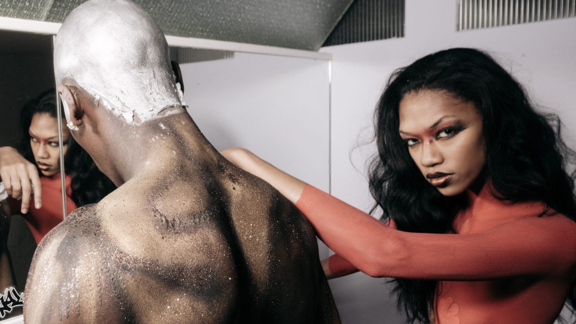 This Body Air Brusher's Exhibit Was A Nod To Black Divinity
