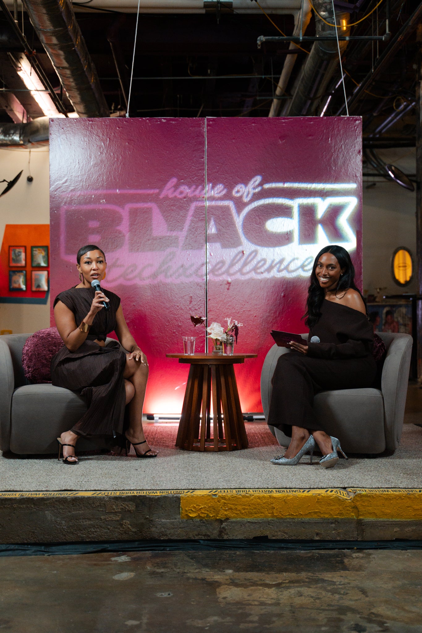 Rich Little Brokegirls Live Podcast At Microsoft House of Black Techxcellence During Afrotech