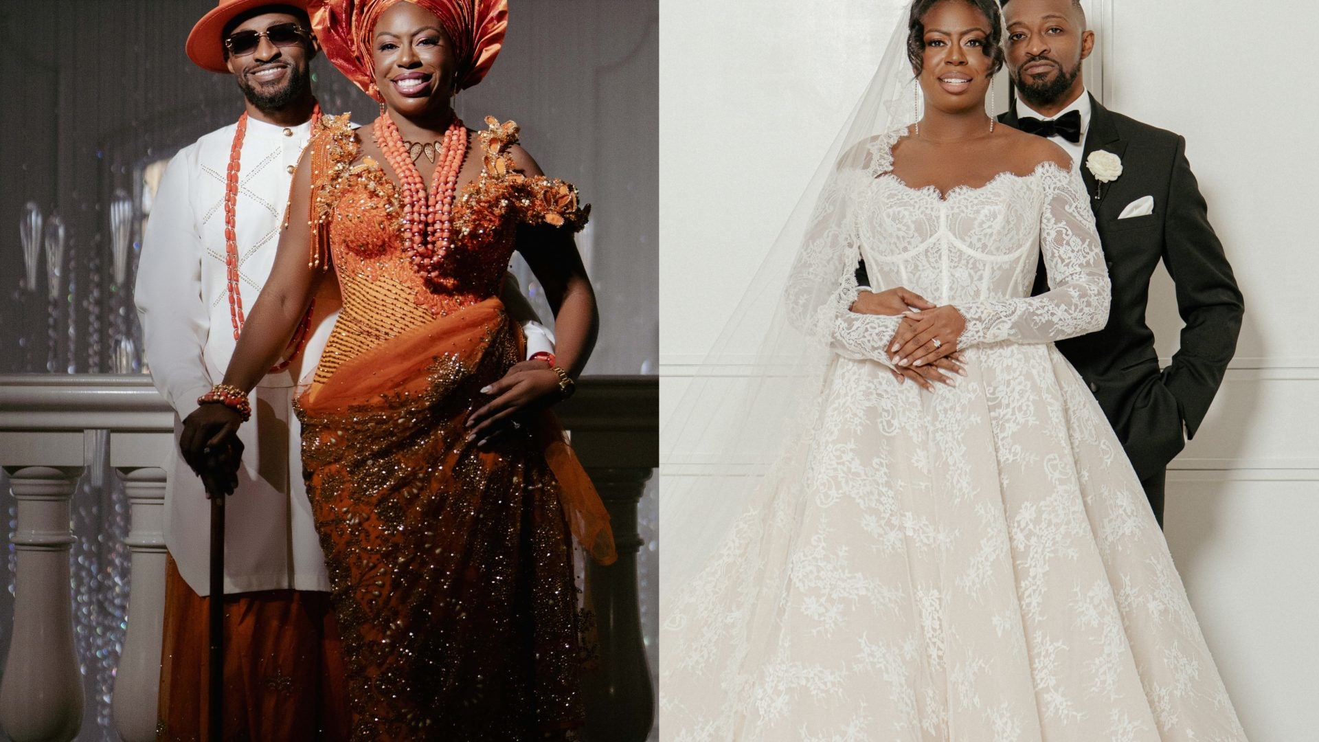 Bridal Bliss: Ashley And Femi Celebrated 'The Unshakable Power Of Black Love' With Two Epic Weddings