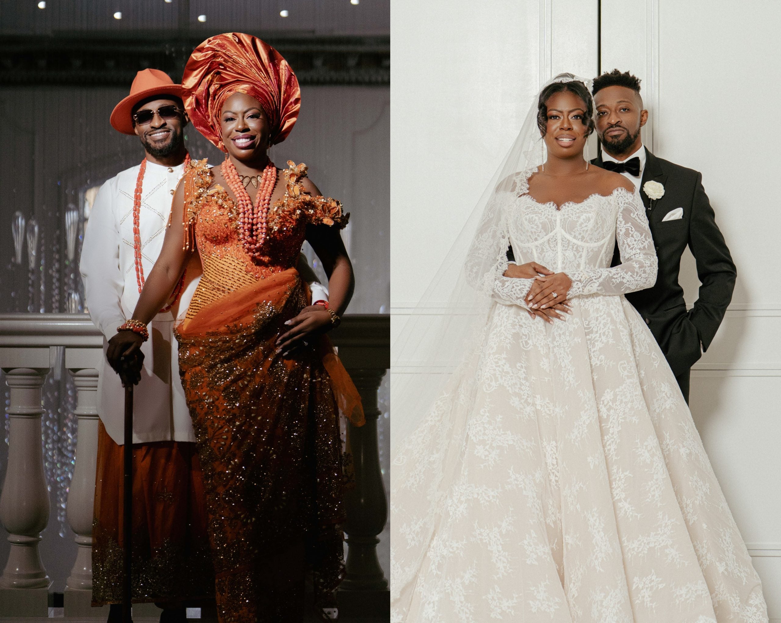 Bridal Bliss: Ashley And Femi Celebrated 'The Unshakable Power Of Black Love' With Two Epic Weddings