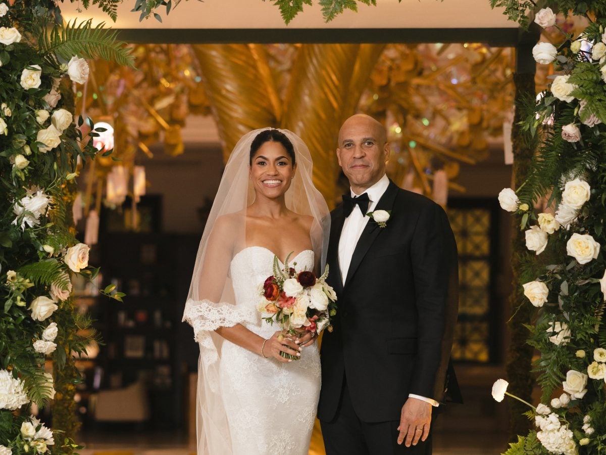 Bridal Bliss: Senator Cory Booker And Alexis Lewis Tie the Knot—Twice