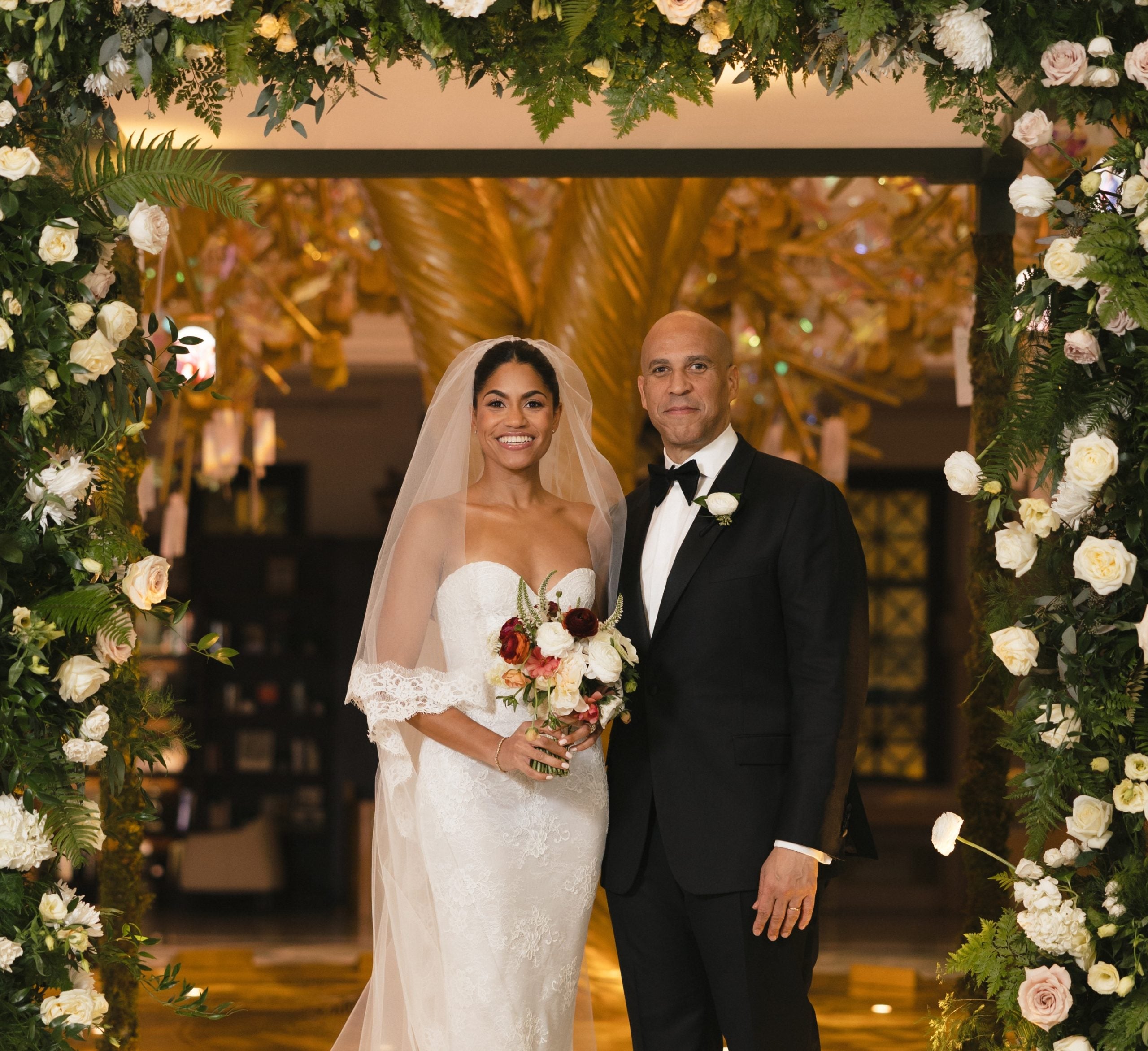 Bridal Bliss: Senator Cory Booker And Alexis Lewis Tie the Knot—Twice