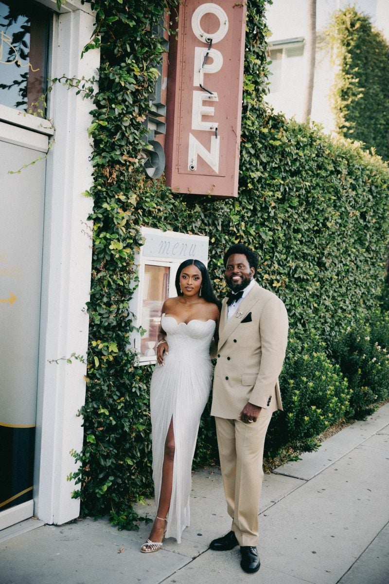 Bridal Bliss: After An Epic Elopement In Italy, Danielle And Justin Had The Ultimate 'After-Party' In LA