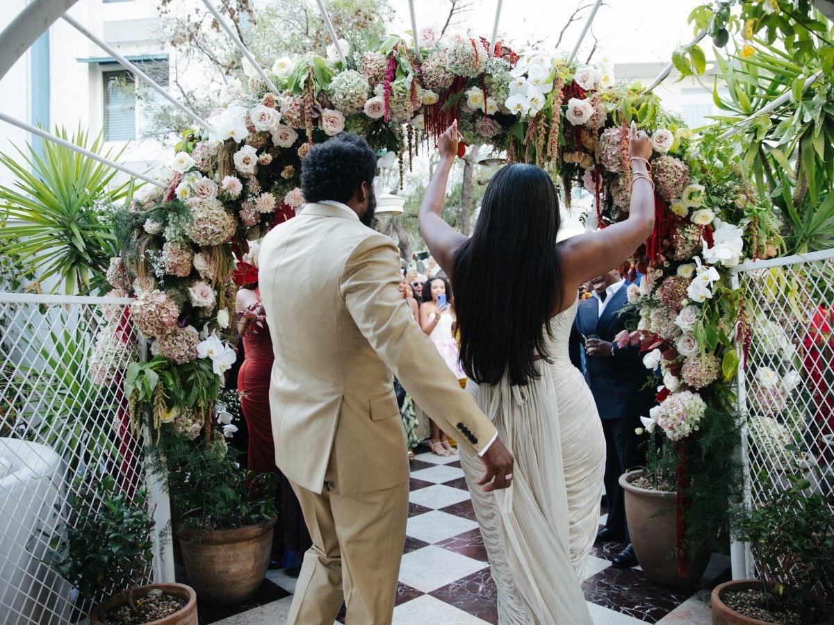 Bridal Bliss: After An Epic Elopement In Italy, Danielle And Justin Had The Ultimate 'After-Party' In LA