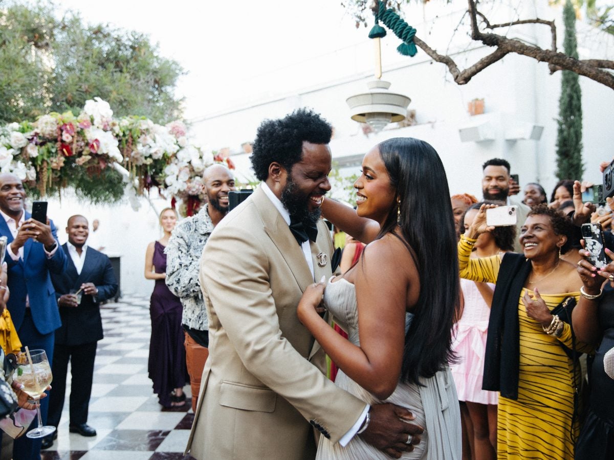 Bridal Bliss: After An Epic Elopement In Italy, Danielle And Justin Had The Ultimate 'After-Party' In LA