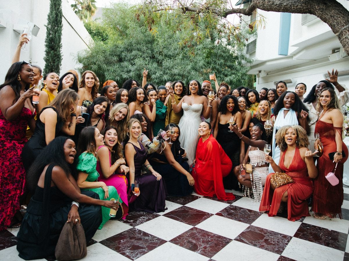 Bridal Bliss: After An Epic Elopement In Italy, Danielle And Justin Had The Ultimate 'After-Party' In LA