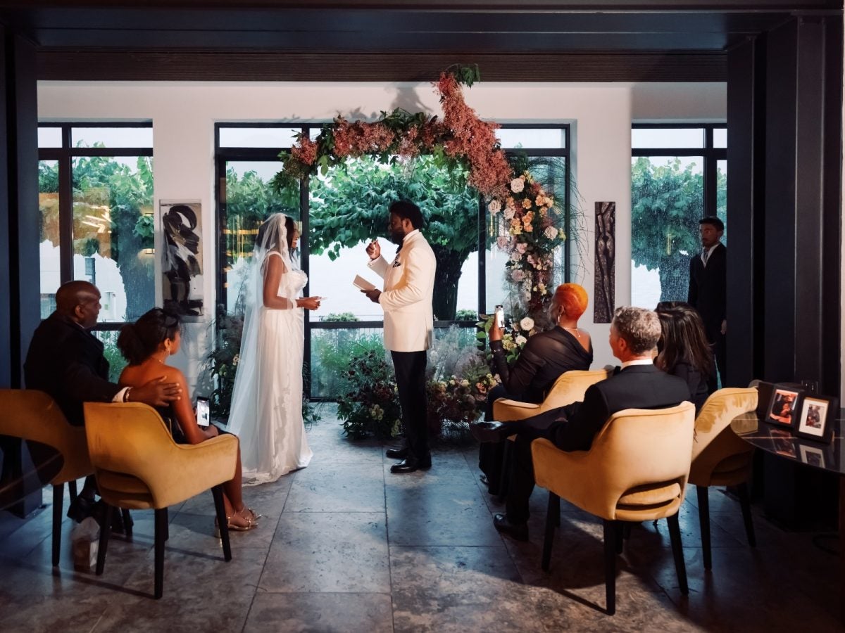 Bridal Bliss: After An Epic Elopement In Italy, Danielle And Justin Had The Ultimate 'After-Party' In LA