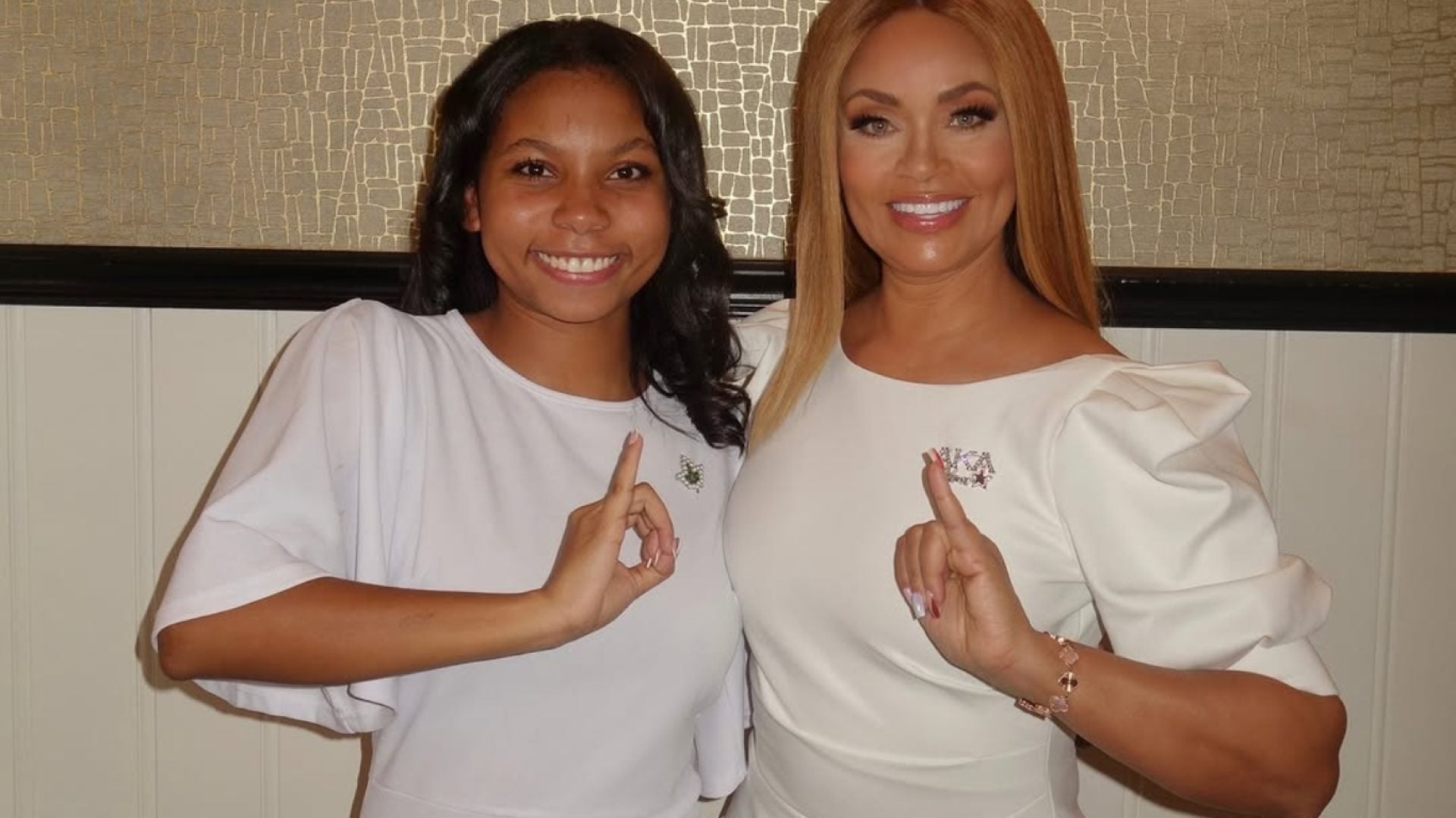 Angel Bryant Follows In Mom Gizelle’s Footsteps, Pledges AKA At Spelman College