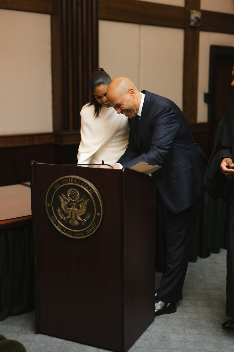 Bridal Bliss: Senator Cory Booker And Alexis Lewis Tie the Knot—Twice