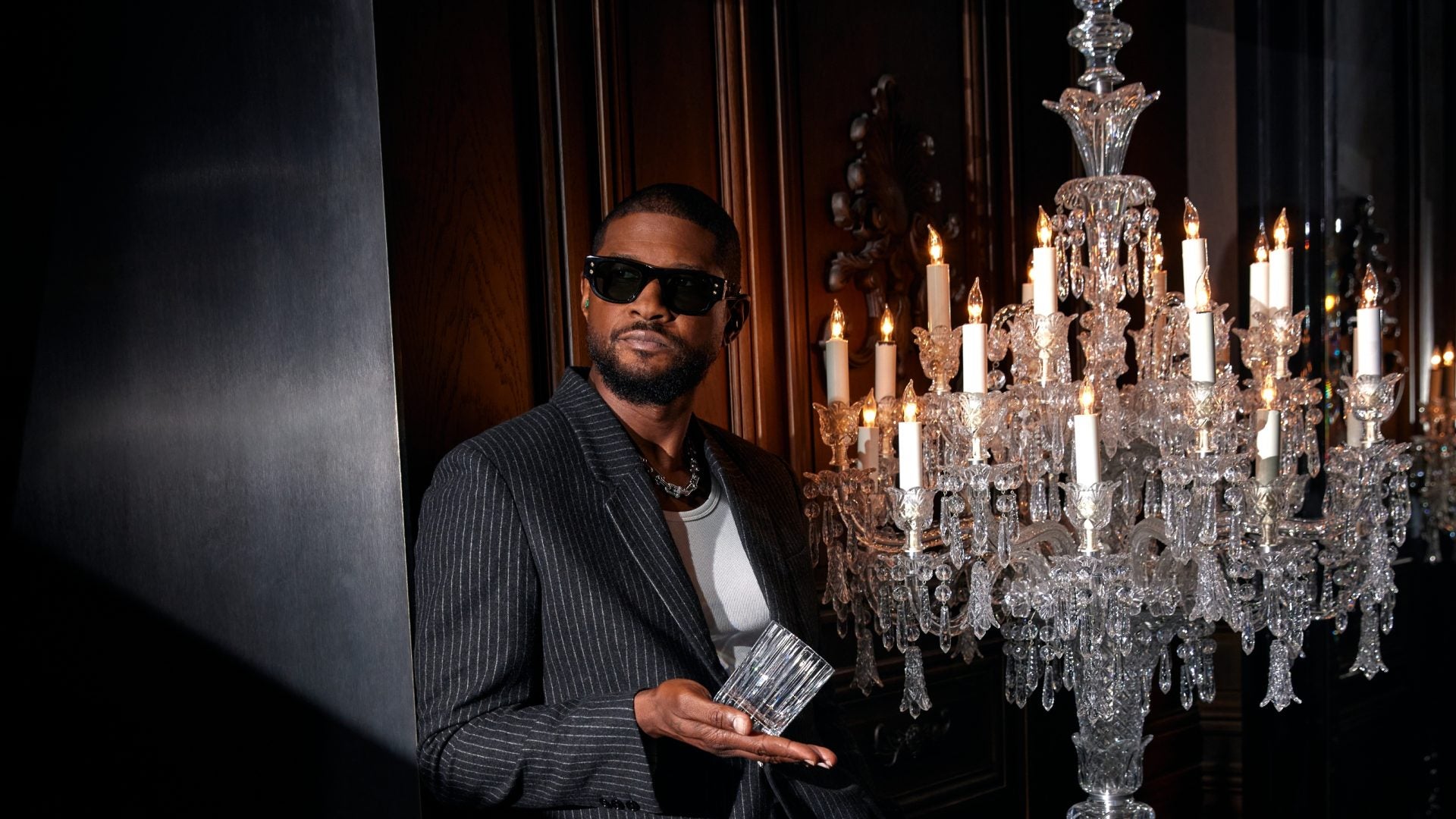 Usher Brings His Signature Style To Baccarat With A Stunning Limited-Edition Tumbler