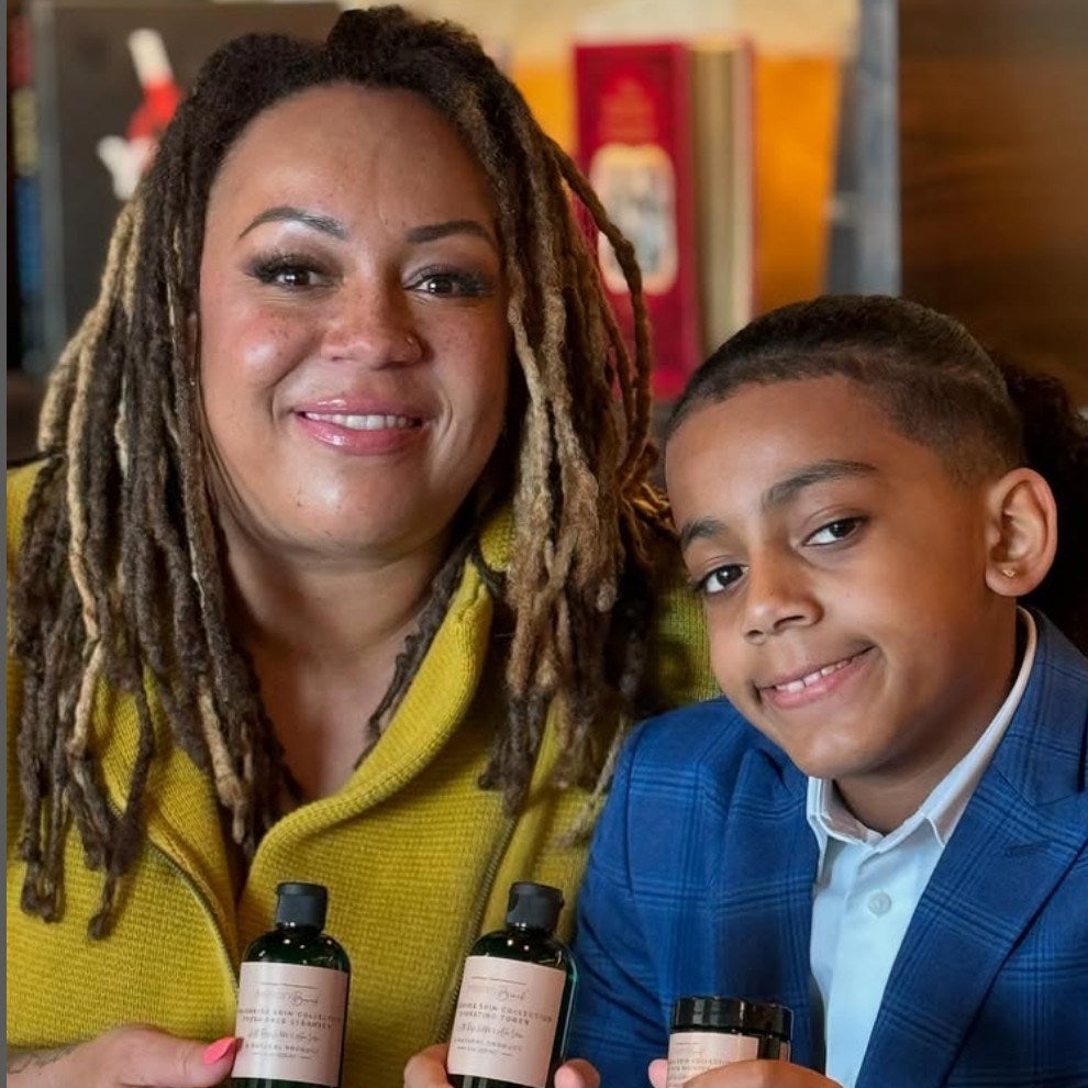 Mother-Son Duo Behind MelanBrand Skin Is Building Skincare Confidence For Black And Brown Kids