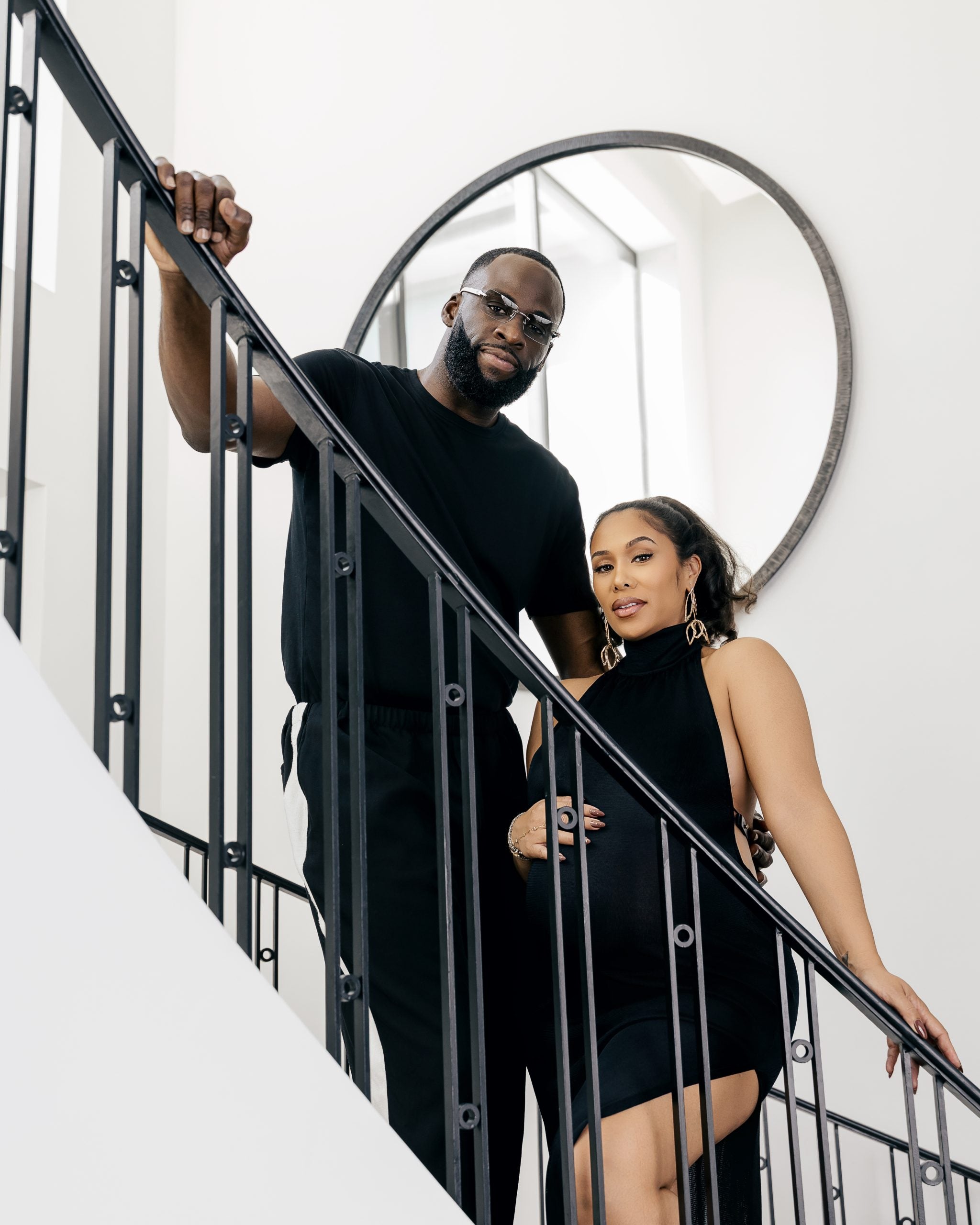 Exclusive: Draymond Green And Hazel Renee Glow In Dreamy Maternity Shoot
