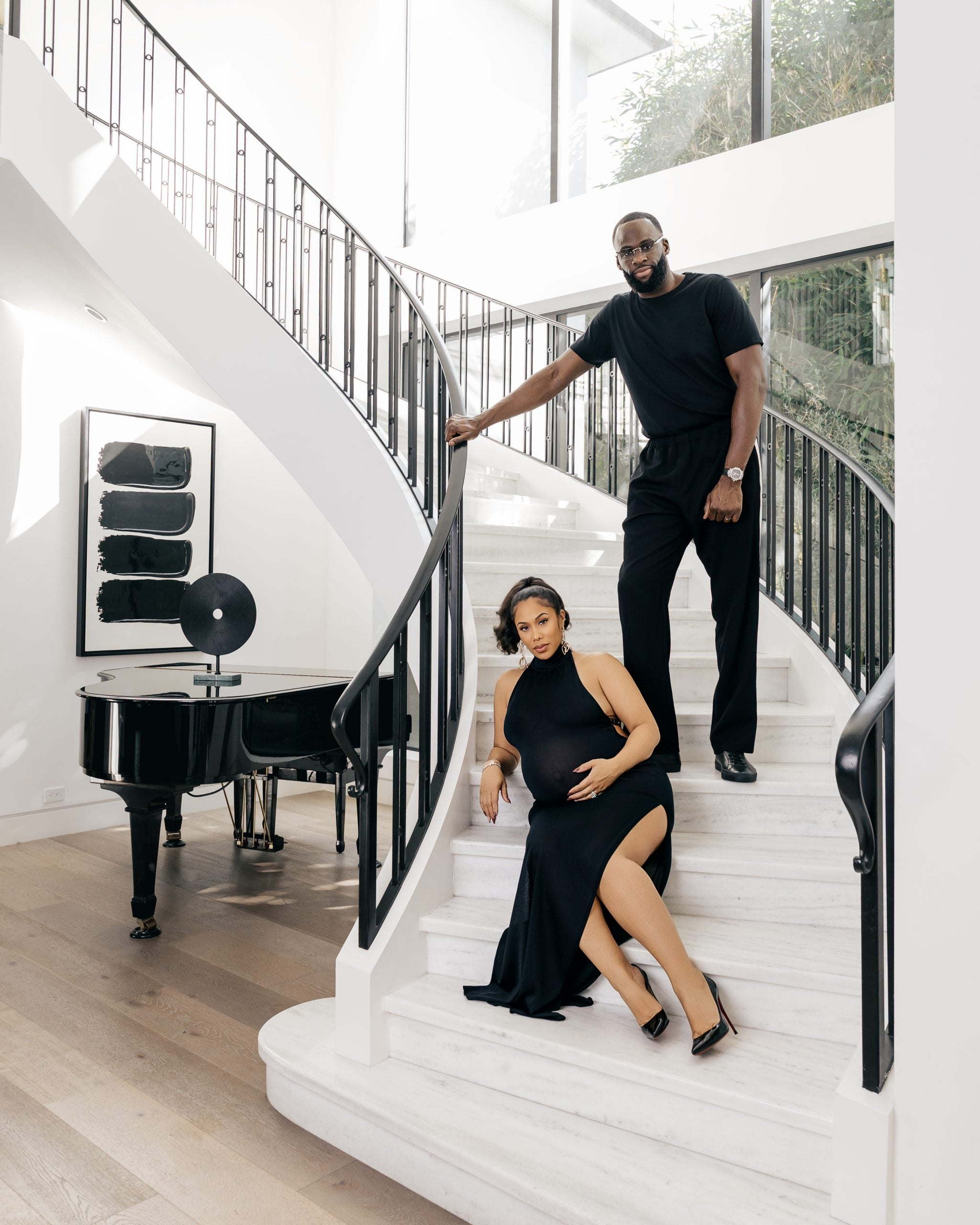 Exclusive: Draymond Green And Hazel Renee Glow In Dreamy Maternity Shoot