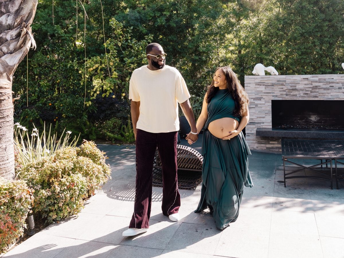 Exclusive: Draymond Green And Hazel Renee Glow In Dreamy Maternity Shoot