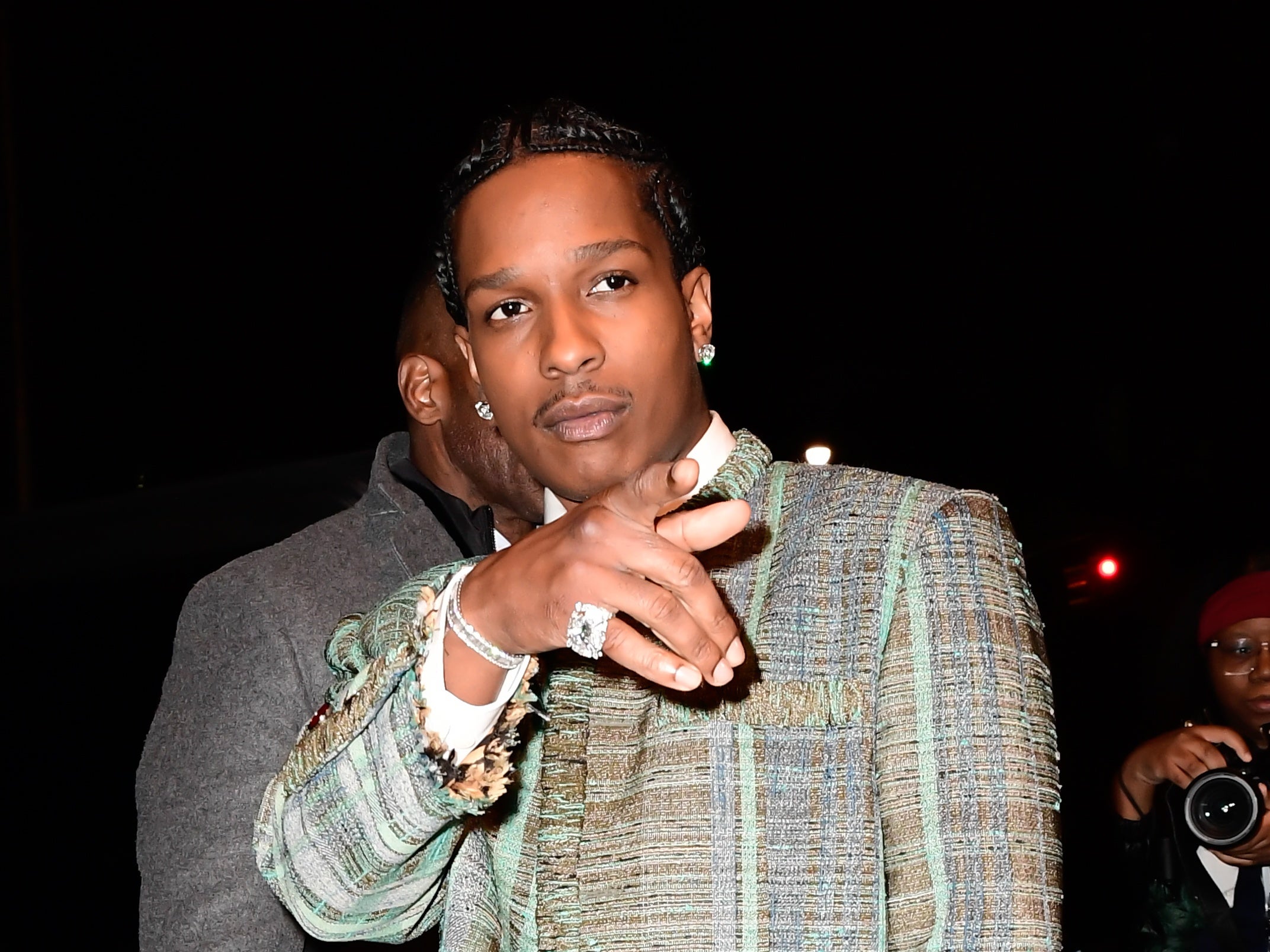 A$AP Rocky Sports Intricate Braids At Chanel’s New York Show