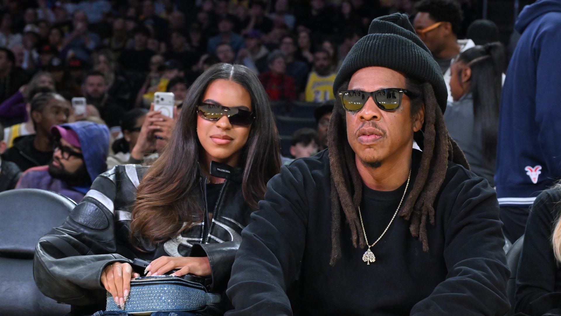 Blue Ivy Channeled Beyoncé With Her Courtside Silk Press