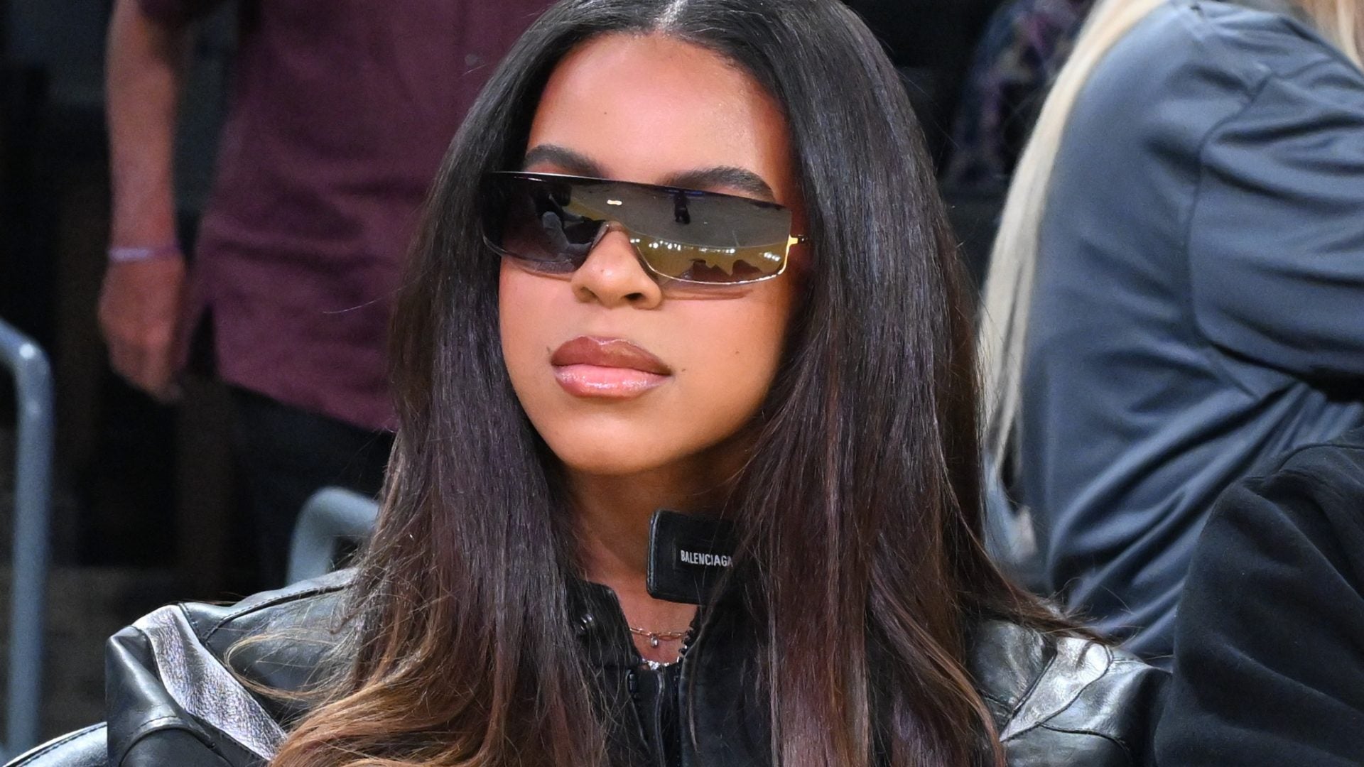 Blue Ivy Channeled Beyoncé With Her Courtside Silk Press