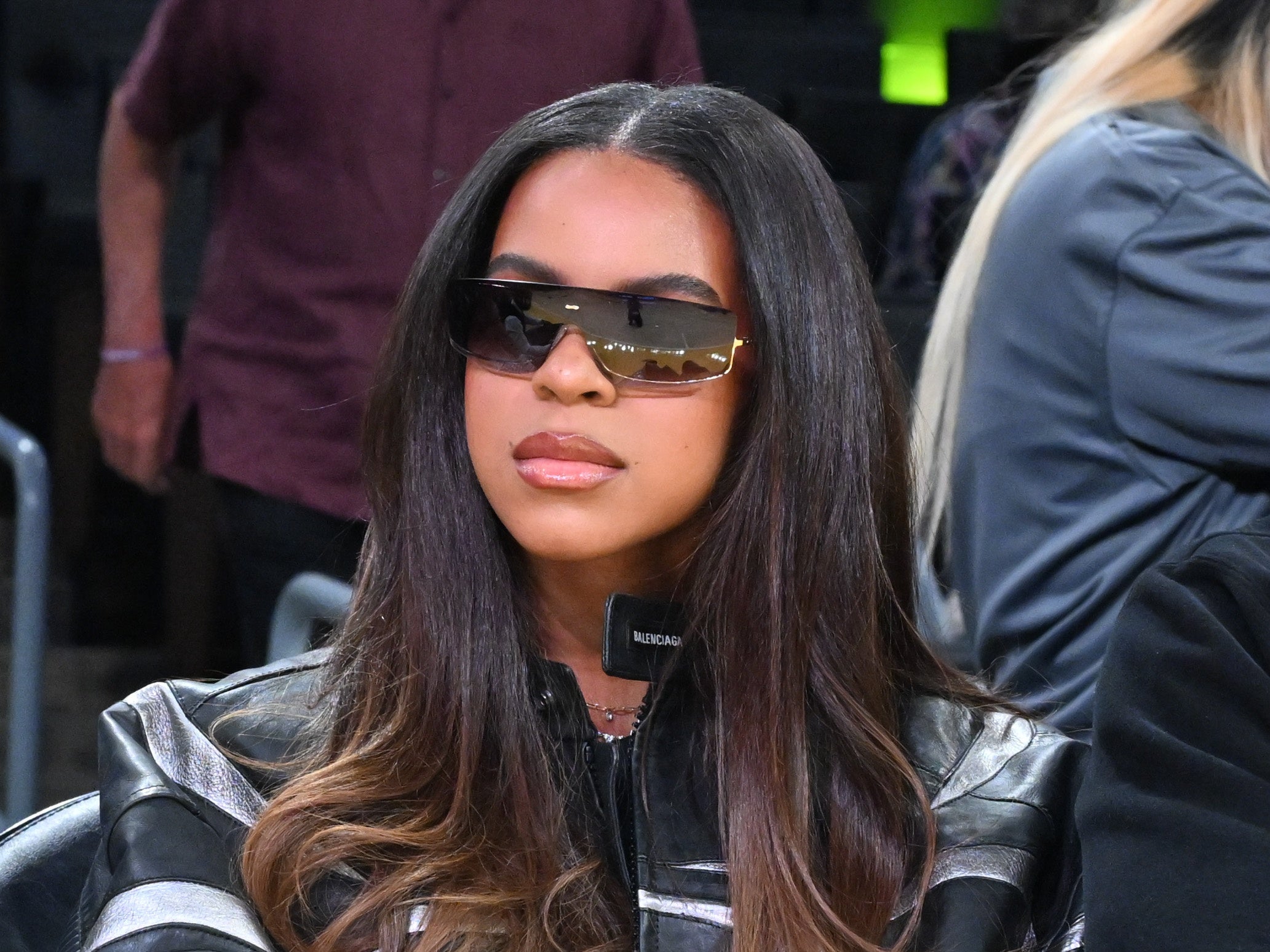 Blue Ivy Channeled Beyoncé With Her Courtside Silk Press