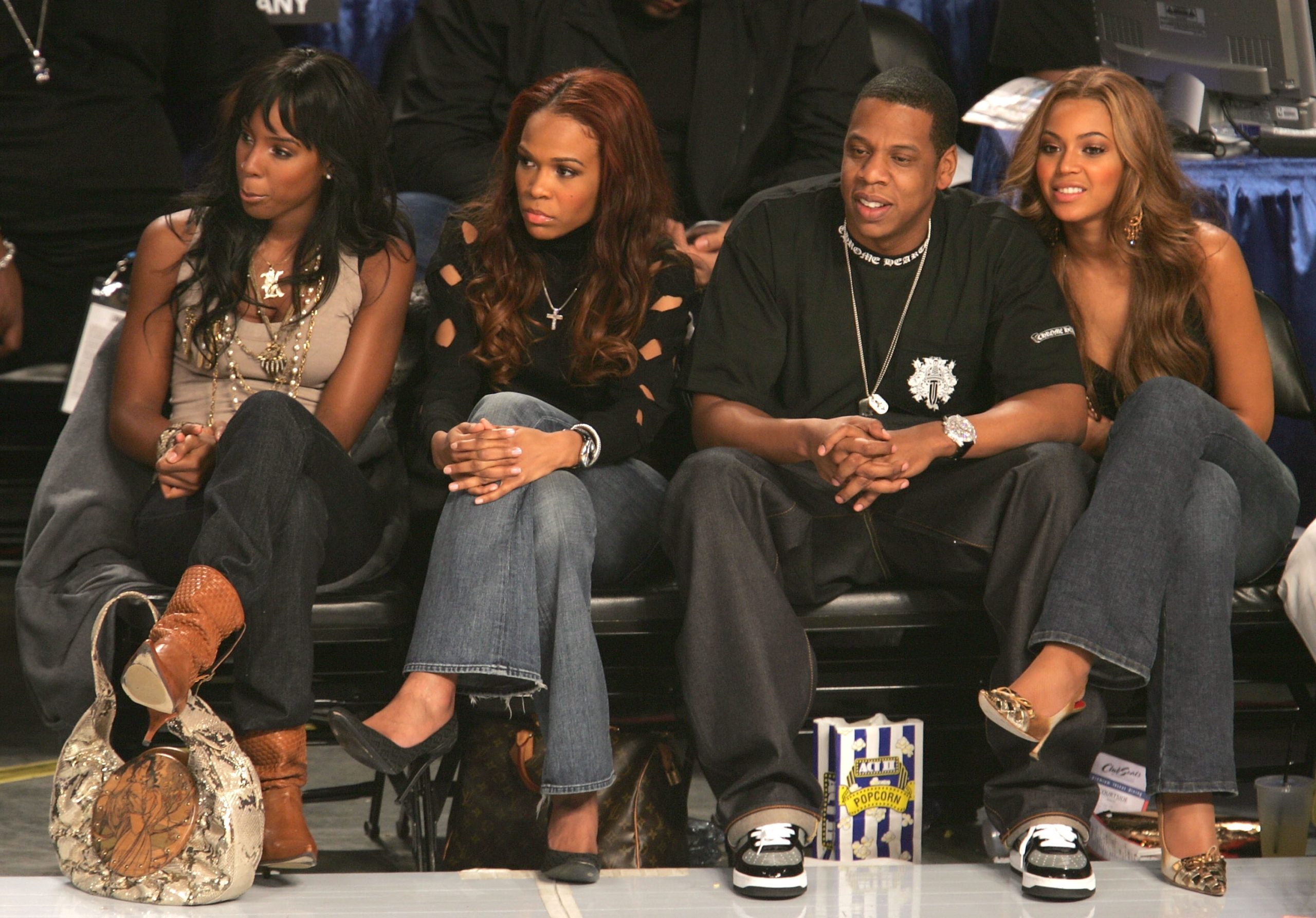 Blue Ivy Channeled Beyoncé With Her Courtside Silk Press