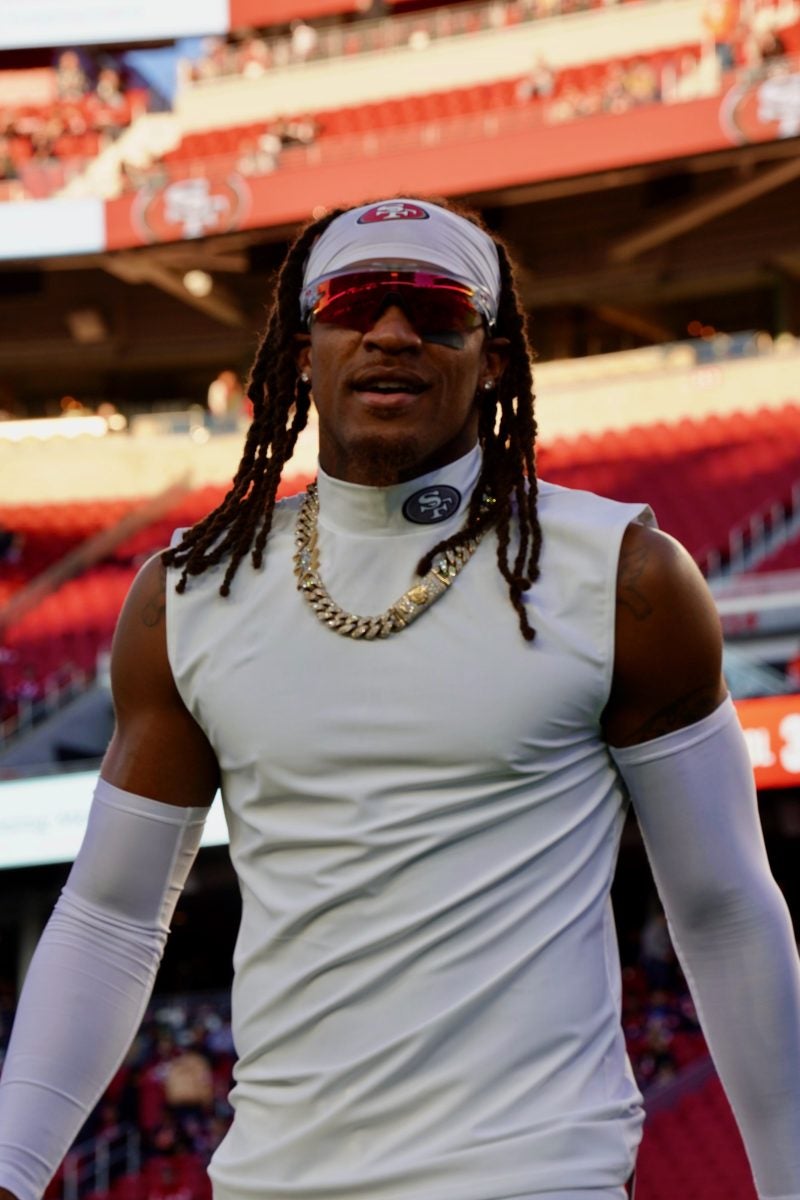 Star Gazing: Simone Biles Shines As NFL Photographer For Bears Vs. 49ers