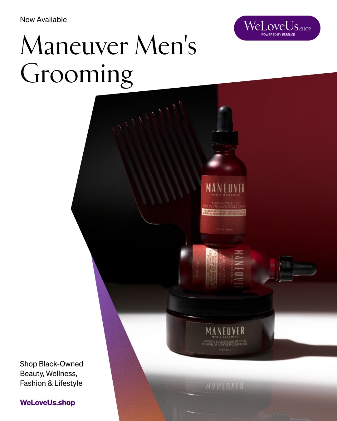 WeLoveUs.Shop Partner Maneuver Men’s Grooming Was Created To Help Black Men Embrace Self-Care