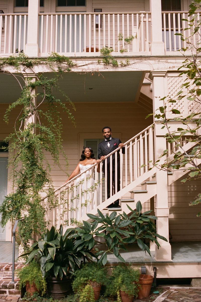 Bridal Bliss: NyAsia And Noah Celebrated Their New Orleans Nuptials With A String Quartet And A Second Line