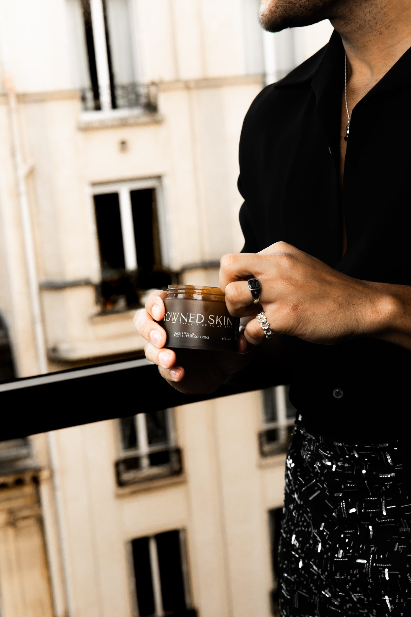 Get Ready With Crowned Skin’s Founder For The AMIRI Show