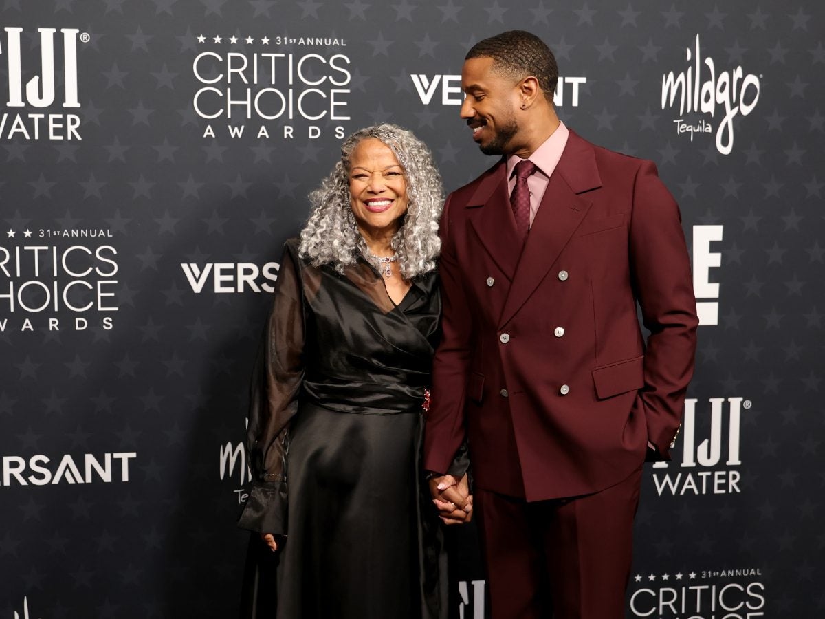 Michael B. Jordan Had The Cutest Date At The Critics Choice Awards—His Mom